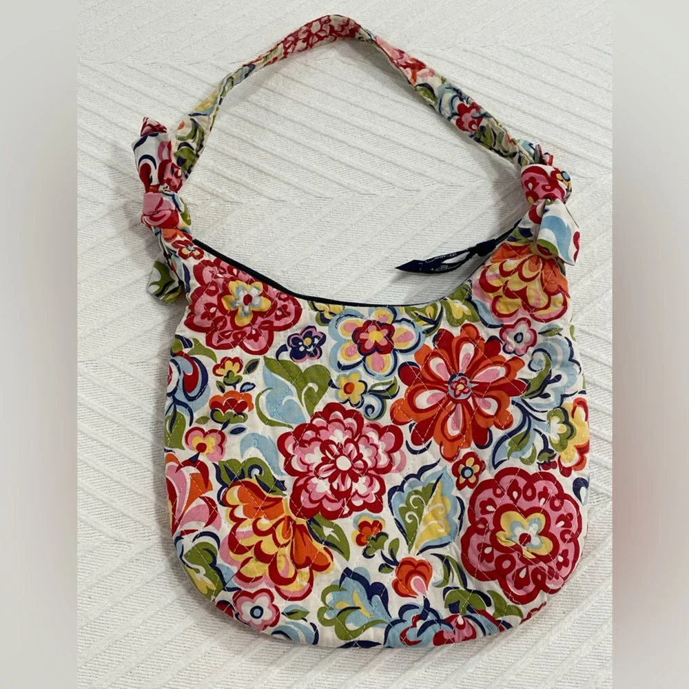 Vera Bradley hope garden retired print small hobo style purse.